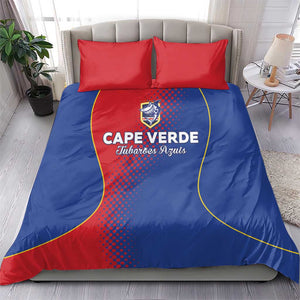 Cape Verde Football Bedding Set Blue Sharks Make History - African Pride