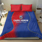 Cape Verde Football Bedding Set Blue Sharks Make History - African Pride