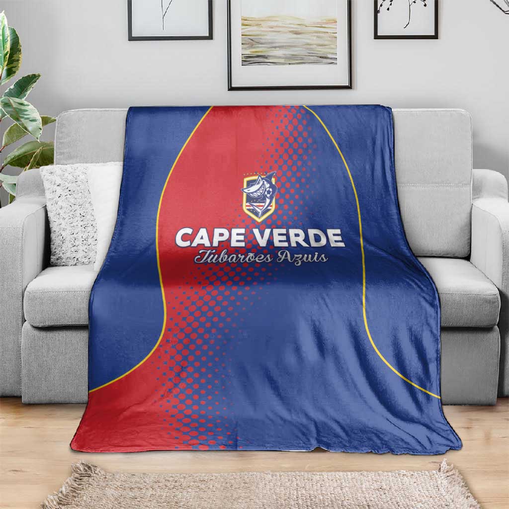 Cape Verde Football Blanket Blue Sharks Make History - African Pride