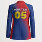 Custom Cape Verde Football Blazer Blue Sharks Make History