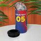 Custom Cape Verde Football 4 in 1 Can Cooler Tumbler Blue Sharks Make History - African Pride