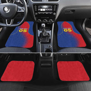 Custom Cape Verde Football Car Mats Blue Sharks Make History - African Pride