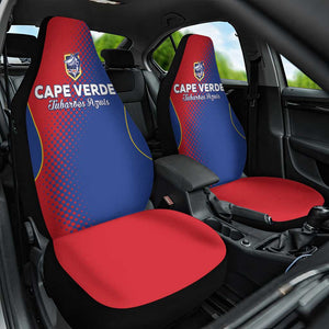 Cape Verde Football Car Seat Cover Blue Sharks Make History - African Pride