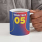 Custom Cape Verde Football Ceramic Mug Blue Sharks Make History