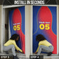 Custom Cape Verde Football Door Cover Blue Sharks Make History