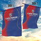Cape Verde Football Garden Flag Blue Sharks Make History - African Pride