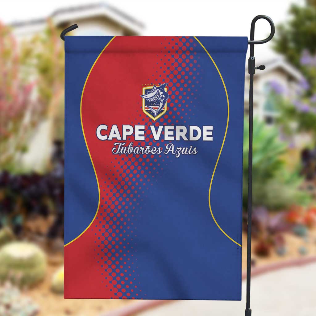 Cape Verde Football Garden Flag Blue Sharks Make History - African Pride