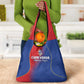 Cape Verde Football Grocery Bag Blue Sharks Make History - African Pride