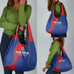 Cape Verde Football Grocery Bag Blue Sharks Make History - African Pride