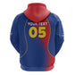 Custom Cape Verde Football Hoodie Blue Sharks Make History - African Pride