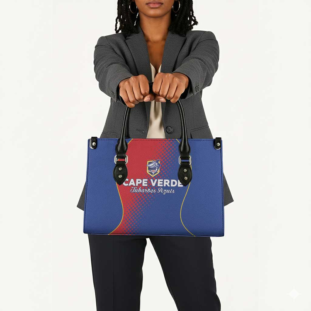 Cape Verde Football Leather Bag Blue Sharks Make History