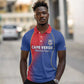 Custom Cape Verde Football Polo Shirt Blue Sharks Make History - African Pride