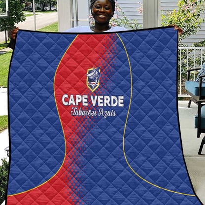 Cape Verde Football Quilt Blue Sharks Make History - African Pride