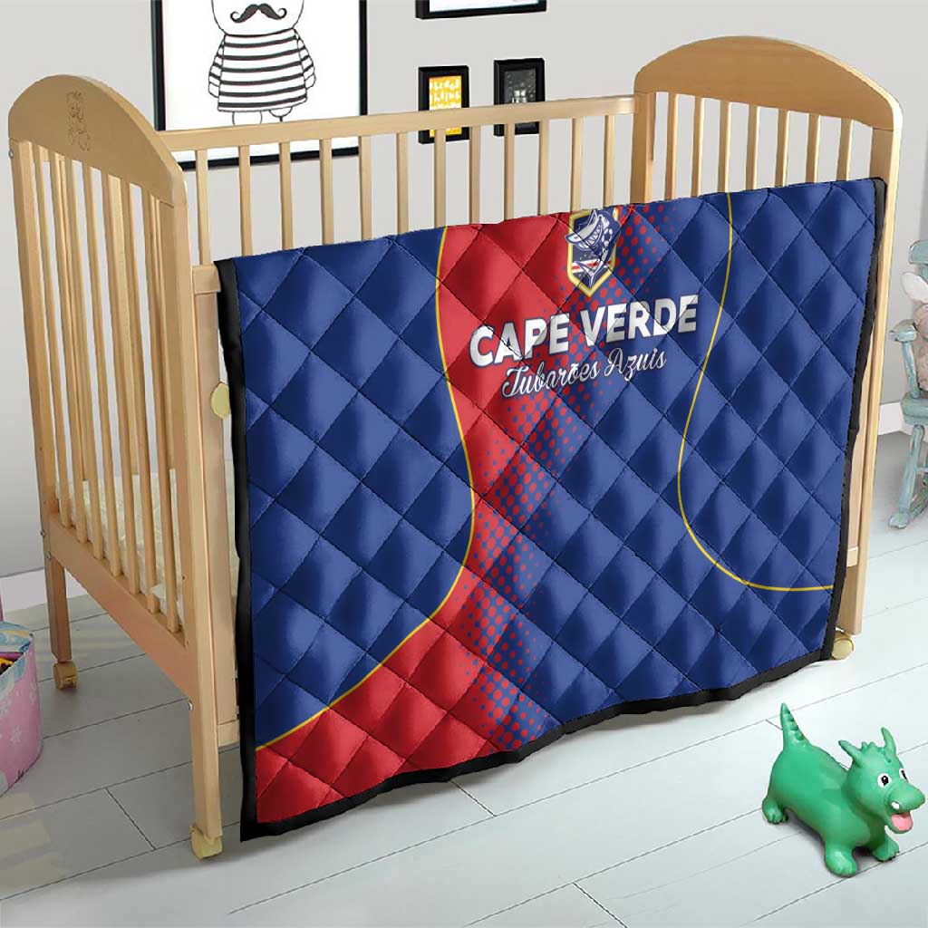 Cape Verde Football Quilt Blue Sharks Make History - African Pride