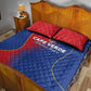 Cape Verde Football Quilt Bed Set Blue Sharks Make History - African Pride