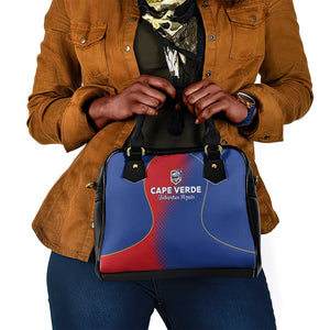 Cape Verde Football Shoulder Handbag Blue Sharks Make History - African Pride