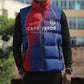 Custom Cape Verde Football Sleeveless Puffer Jacket Blue Sharks Make History