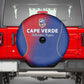 Cape Verde Football Spare Tire Cover Blue Sharks Make History - African Pride