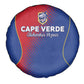 Cape Verde Football Spare Tire Cover Blue Sharks Make History - African Pride