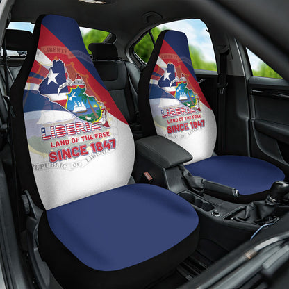 Liberia 1847 Car Seat Cover Happy Independence Day