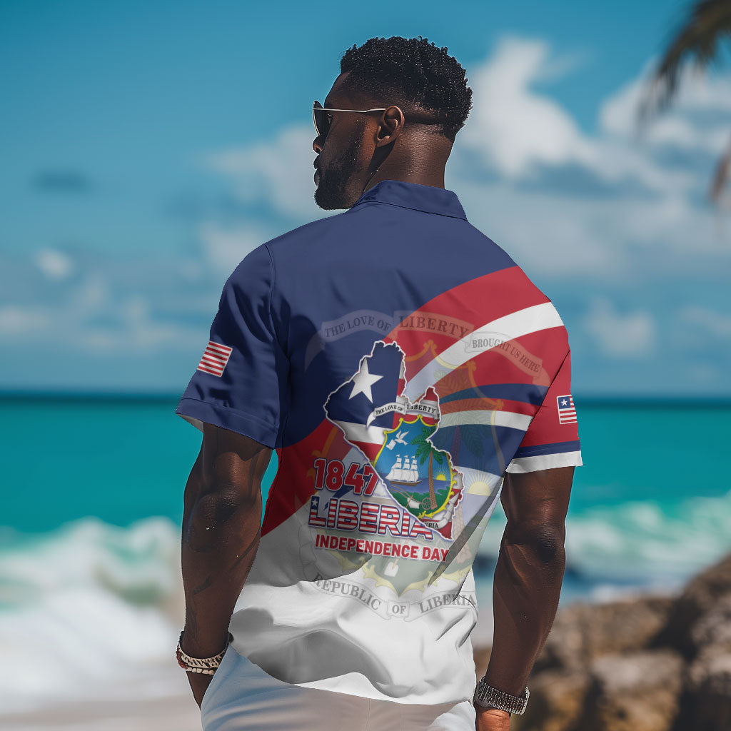 Liberia 1847 Hawaiian Shirt Happy Independence Day