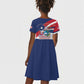 Liberia 1847 Kid Short Sleeve Dress Happy Independence Day