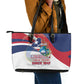 Liberia 1847 Leather Tote Bag Happy Independence Day