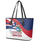 Liberia 1847 Leather Tote Bag Happy Independence Day
