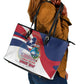 Liberia 1847 Leather Tote Bag Happy Independence Day