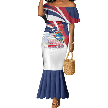 Liberia 1847 Mermaid Dress Happy Independence Day