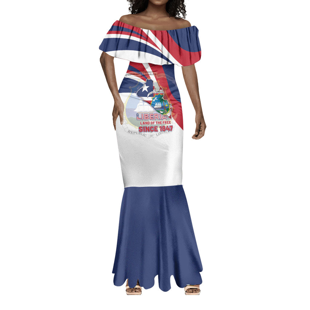 Liberia 1847 Mermaid Dress Happy Independence Day
