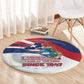 Liberia 1847 Round Carpet Happy Independence Day