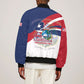 Liberia 1847 Sleeve Zip Bomber Jacket Happy Independence Day