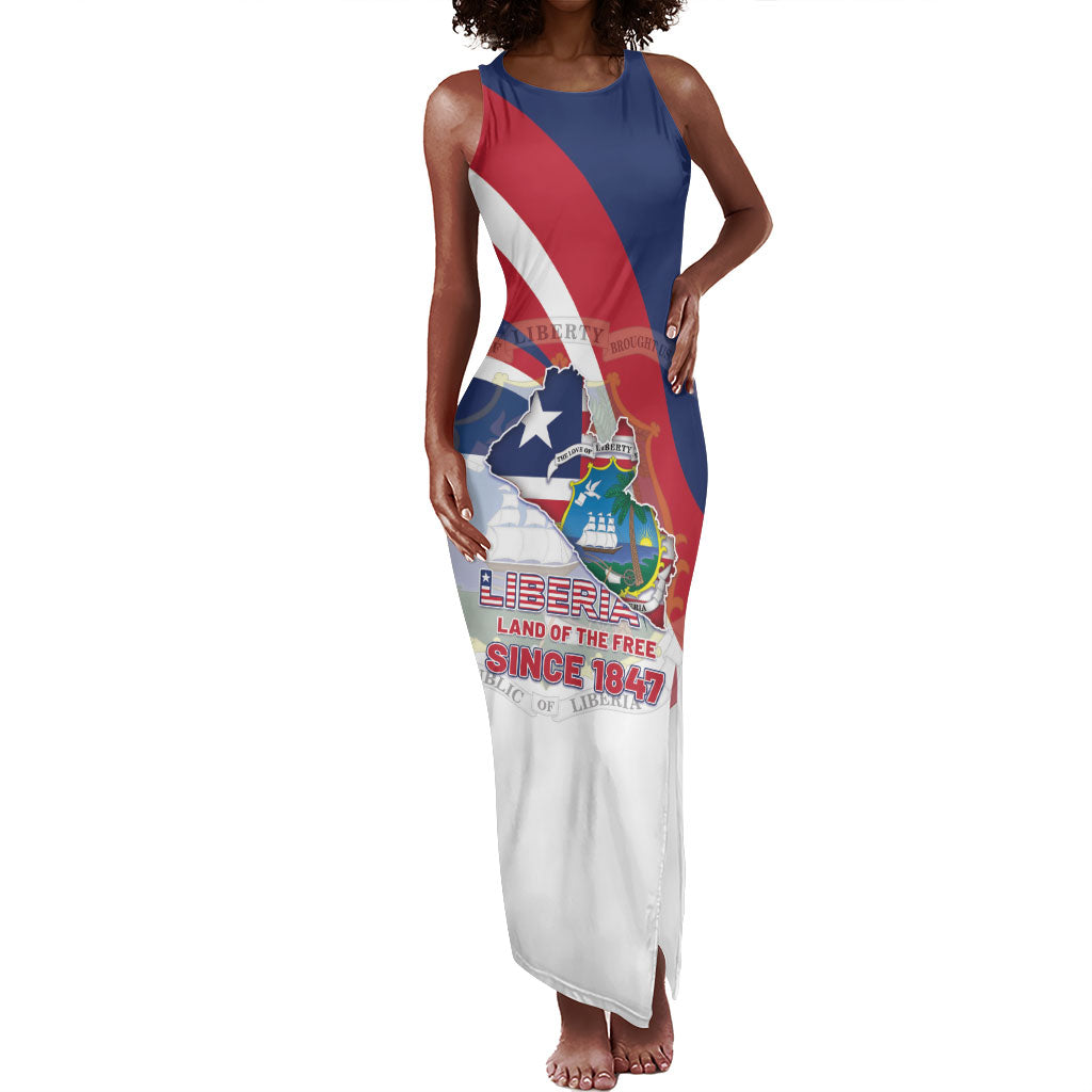 Liberia 1847 Tank Maxi Dress Happy Independence Day