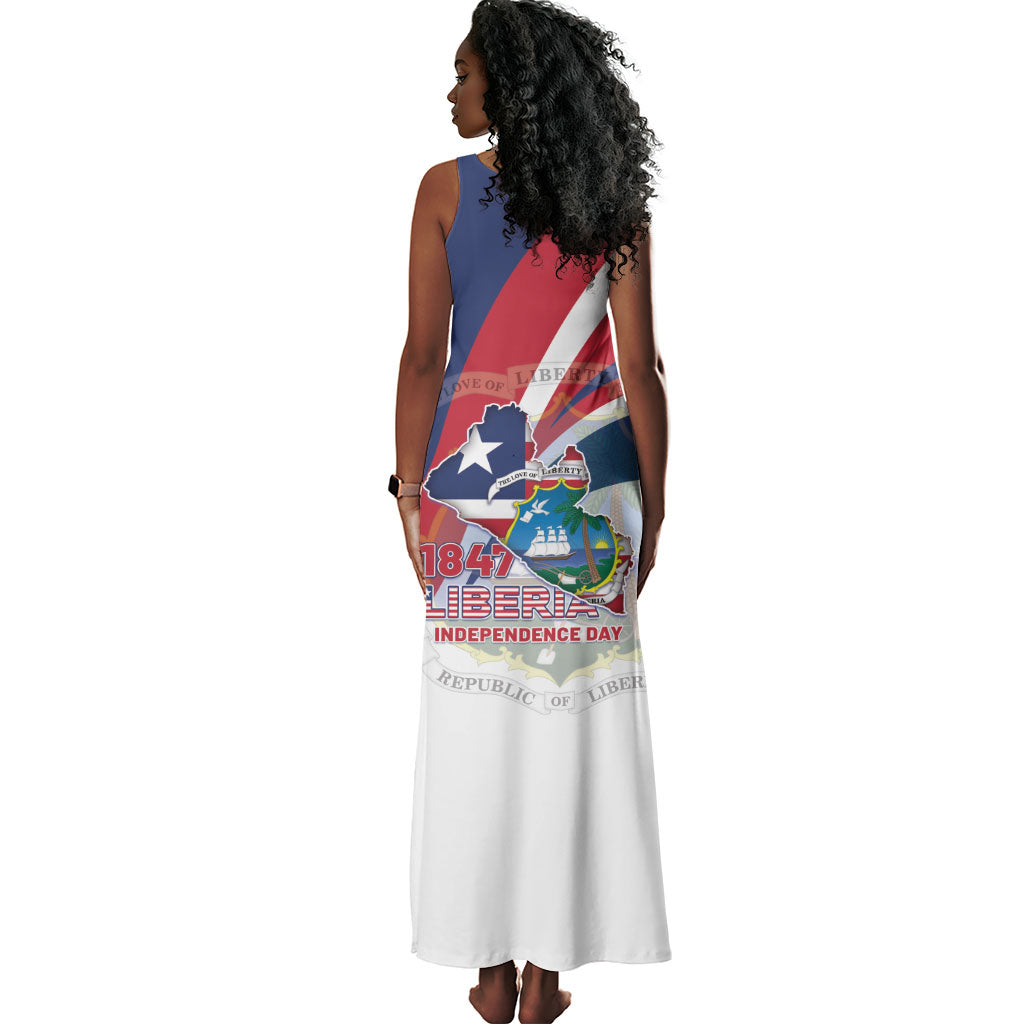 Liberia 1847 Tank Maxi Dress Happy Independence Day