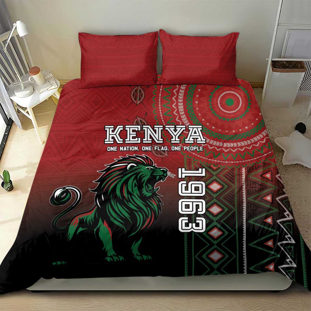 Kenya Jamhuri Day Bedding Set One Nation One Flag One People