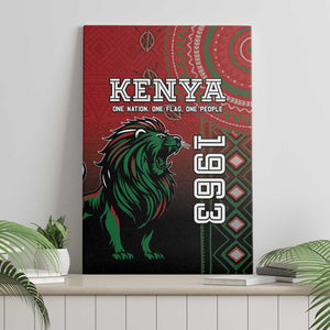 Kenya Jamhuri Day Canvas Wall Art One Nation One Flag One People
