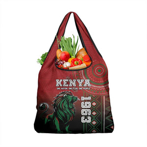 Kenya Jamhuri Day Grocery Bag One Nation One Flag One People