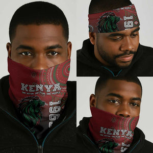 Kenya Jamhuri Day Neck Gaiter One Nation One Flag One People LT05
