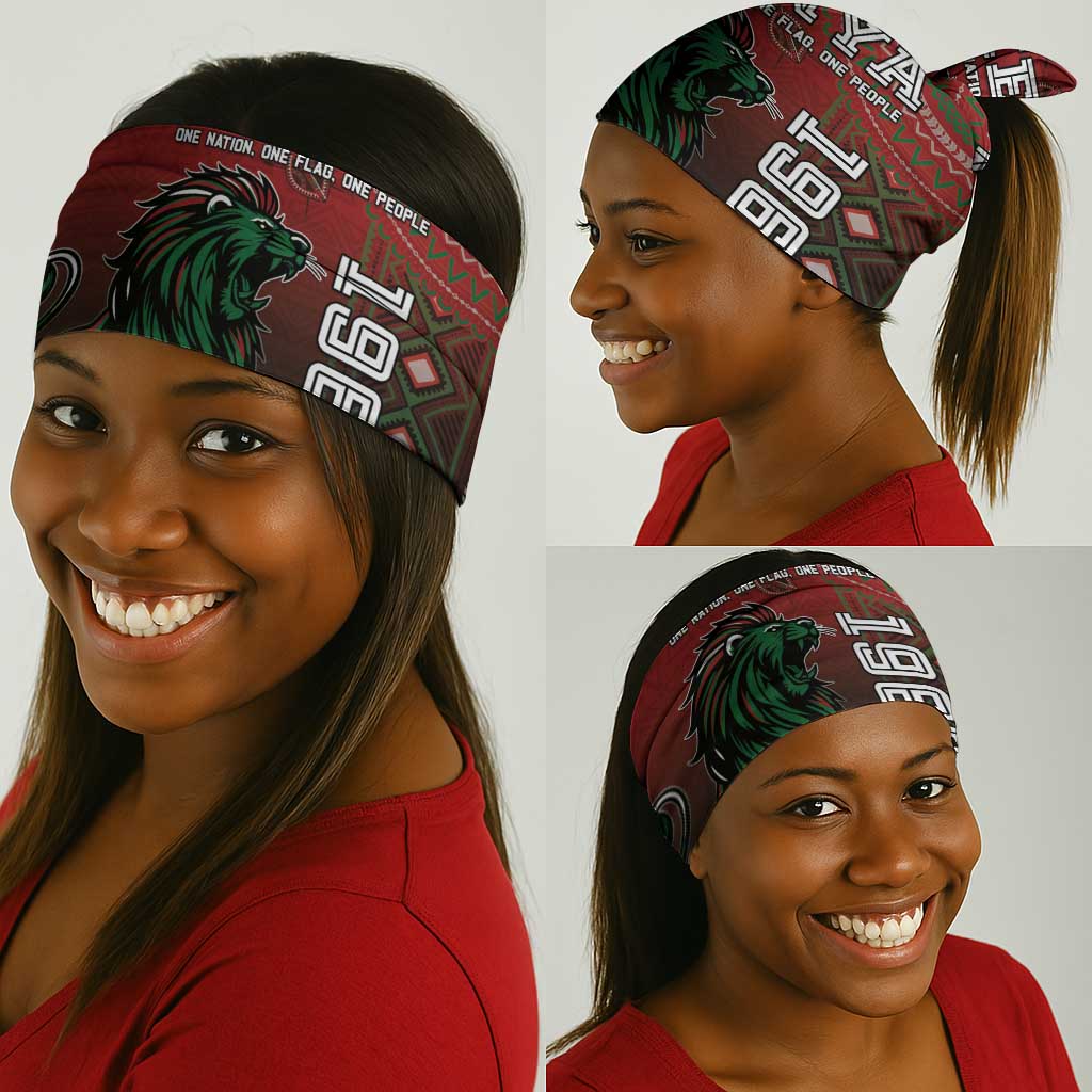 Kenya Jamhuri Day Neck Gaiter One Nation One Flag One People LT05