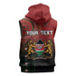 Personalised Kenya Jamhuri Day Sleeveless Hoodie One Nation One Flag One People - African Pride