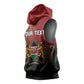 Personalised Kenya Jamhuri Day Sleeveless Hoodie One Nation One Flag One People - African Pride