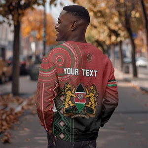 Personalised Kenya Jamhuri Day Sweatshirt One Nation One Flag One People
