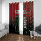 Kenya Jamhuri Day Window Curtain One Nation One Flag One People