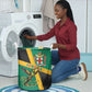 Jamaica Independence Day Laundry Basket Coat Of Arms With Doctor Bird Tropical Vibes