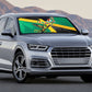 Jamaica Independence Day Auto Sun Shade Coat Of Arms With Doctor Bird Tropical Vibes