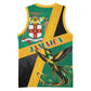 Jamaica Independence Day Basketball Jersey Coat Of Arms With Doctor Bird Tropical Vibes