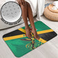 Jamaica Independence Day Bathroom Set Coat Of Arms With Doctor Bird Tropical Vibes