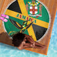 Jamaica Independence Day Beach Blanket Coat Of Arms With Doctor Bird Tropical Vibes