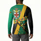 Jamaica Independence Day Button Sweatshirt Coat Of Arms With Doctor Bird Tropical Vibes